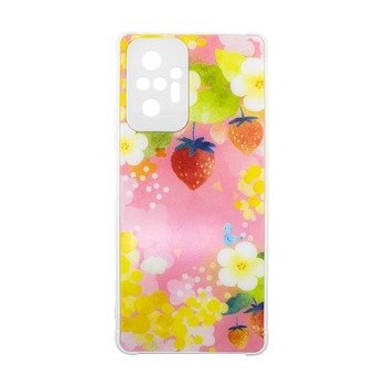 Θήκη Πλάτης Πλαστική με Σχέδιο για Xiaomi Redmi Note 10 Pro - Χρώμα: Ρόζ με Φραουλίτσες Θήκη Πλάτης Πλαστική με Σχέδιο για Xiaomi Redmi Note 10 Pro - Χρώμα: Ρόζ με Φραουλίτσες