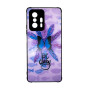 Θήκη Πλάτης Πλαστική με Σχέδια για Xiaomi Mi 11T 5G - Χρώμα: Μωβ με Πεταλούδα