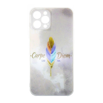 Θήκη Πλάτης Πλαστική με Σχέδια για Apple iPhone 13 Pro Max - Χρώμα: Λευκό με Χρωματιστό Φτερό Θήκη Πλάτης Πλαστική με Σχέδια για Apple iPhone 13 Pro Max - Χρώμα: Λευκό με Χρωματιστό Φτερό