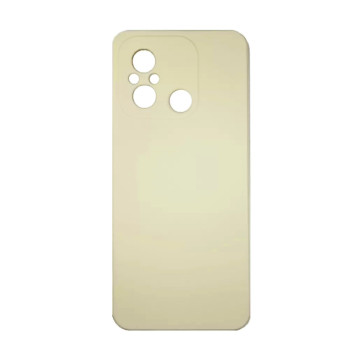 Θήκη Πλάτης Σιλικόνης Soft HQ για Xiaomi Redmi 12C Χρώμα: Κρέμ Θήκη Πλάτης Σιλικόνης Soft HQ για Xiaomi Redmi 12C Χρώμα: Κρέμ