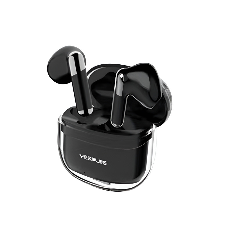 YESPLUS TWS-19 Bluetooth 5.3 Ασύρματο Bluetooth Ακουστικά με Μικρόφωνο & Έλεγχο Αφής - Χρώμα: Μαύρο