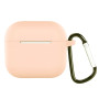 YESPLUS YS-1804 Προστατευτική Θήκη Σιλικόνης Ακουστικών για Apple Airpods 3 - Χρώμα: Απαλό Ροζ