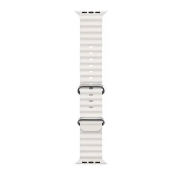 VIDVIE WA01 Λουράκι Σιλικόνης (Apple Watch 1/2/3/4/5/6/7/8/SE 38/40/41mm) - Χρώμα: Λευκό VIDVIE WA01 Λουράκι Σιλικόνης (Apple Watch 1/2/3/4/5/6/7/8/SE 38/40/41mm) - Χρώμα: Λευκό
