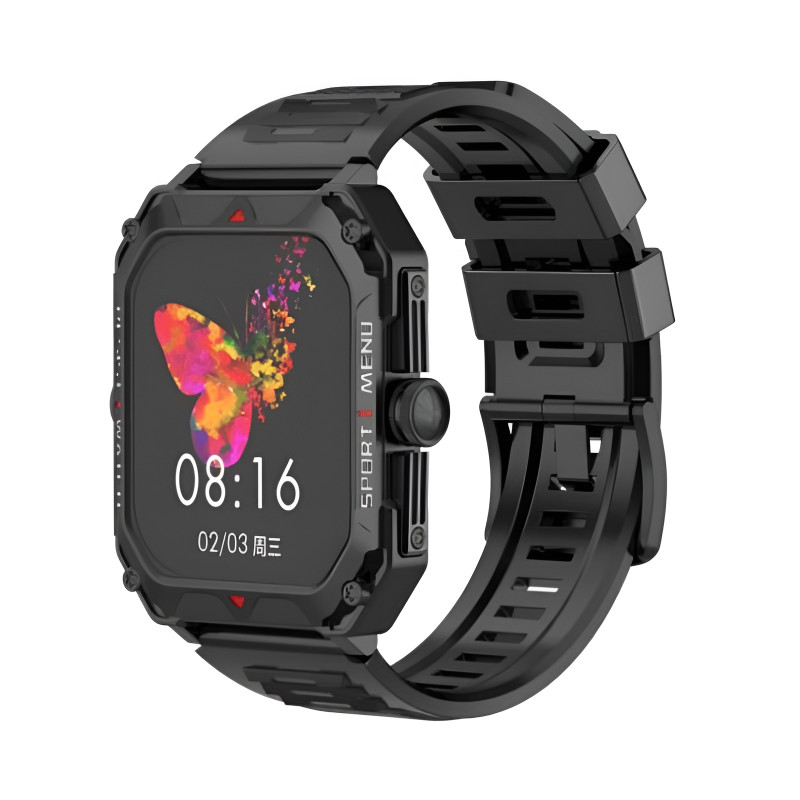 VIDVIE SW1614 Wireless Calling Outdoor Sports Smartwatch With Battery Life 7 Days - Χρώμα: Μαύρο