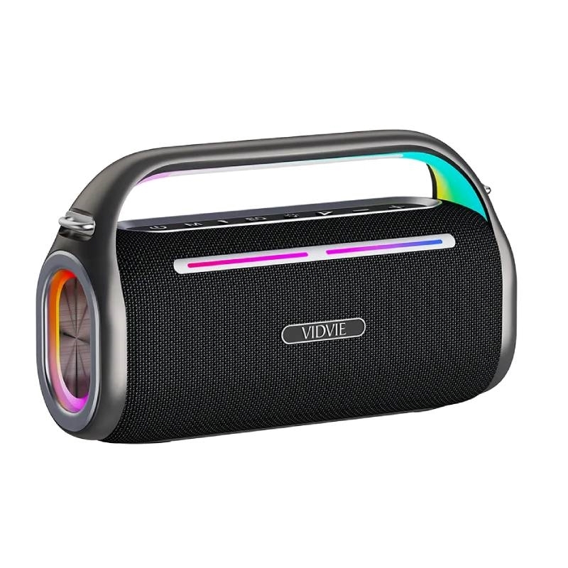 VIDVIE 80W Αδιάβροχο Ηχείο Bluetooth Karaoke με Δύο Μικρόφωνα & Τηλεχειριστήριο (XL-SP921) - Χρώμα: Μαύρο