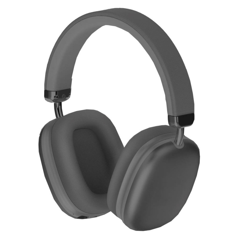 BYZ BL-B51 Ασύρματα Bluetooth Ακουστικά On Ear με 40 ώρες Λειτουργίας & Quick Charge - Χρώμα: Γκρι