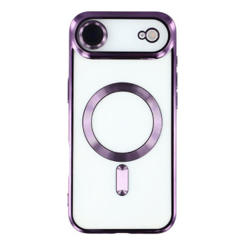 Θήκη Πλάτης Σιλικόνης με Ενσωματωμένο Τζαμάκι Κάμερας & Magsafe για iPhone 17 Air - Χρώμα: Μωβ