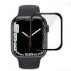 SmartWatch Screen Protector Full Glue Tempered Glass for Apple Watch Series 7 41mm - Color: Black