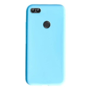 Θήκη Πλάτης Σιλικόνης Απλή για Huawei Y6 2018 - Χρώμα: Γαλάζιο
