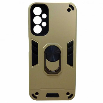 Σκληρή Θήκη Πλάτης Motomo με Δαχτυλίδι για Samsung A52 - Χρώμα: Χρυσό