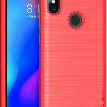 Θήκη Πλάτης Σιλικόνης Carbon για Xiaomi Redmi Note 6 - Χρώμα: Κόκκινο Θήκη Πλάτης Σιλικόνης Carbon για Xiaomi Redmi Note 6 - Χρώμα: Κόκκινο