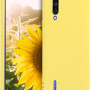Θήκη Πλάτης Σιλικόνης Απλή για Xiaomi Mi 9 Lite - Χρώμα: Κίτρινο