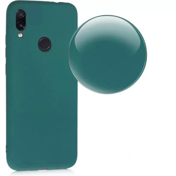 Θήκη Πλάτης Σιλικόνης Απλή για Samsung Galaxy Α11/Μ11 - Χρώμα: Πετρόλ