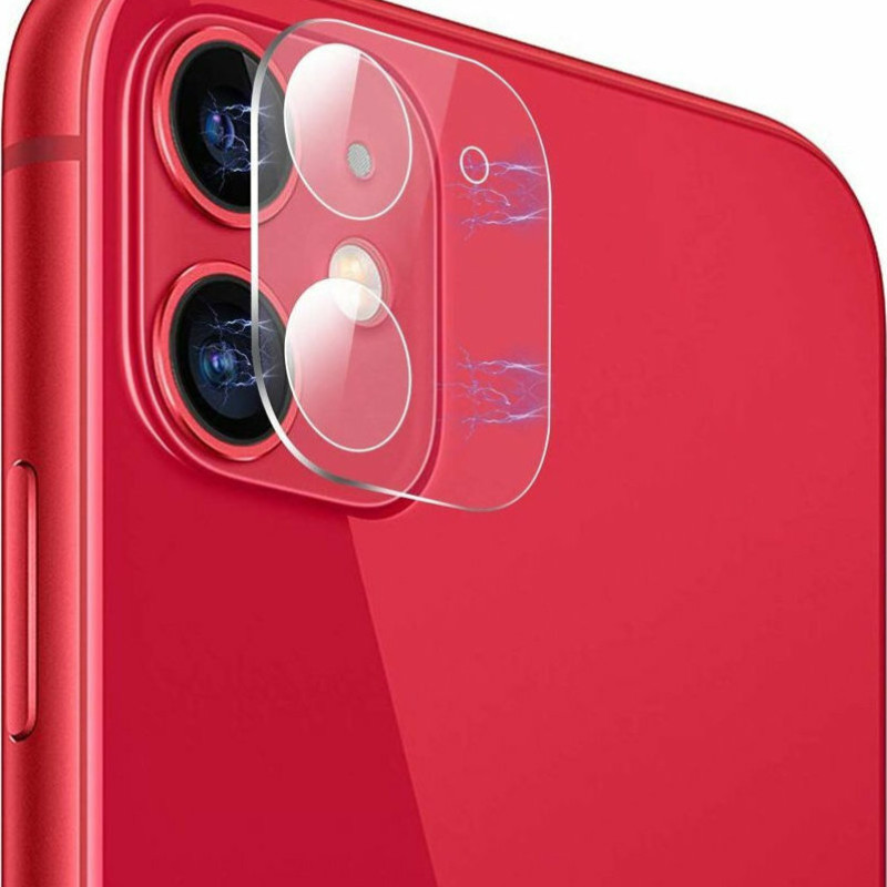 Full Cover Full Glue Tζαμάκι Προστασίας Πίσω Κάμερας για Apple iPhone 11 - Χρώμα: Διάφανο