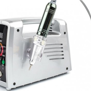Επαγγελματικός Τροχός Μανικιούρ Πεντικιούρ 65w 35.000Rpm με Πεντάλ Drill Pro ZS-703 - Χρώμα: Ασημί