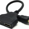 Andowl Q-C29 Μετατροπέας HDMI Male σε HDMI 2x Female - Χρώμα: Μαύρο
