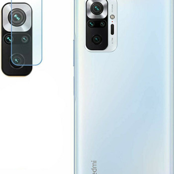 Full Glue Full Cover Full Glue Tζαμάκι Προστασίας Πίσω Κάμερας για Xiaomi Redmi Note 10 Pro 5G - Χρώμα: Διάφανο
