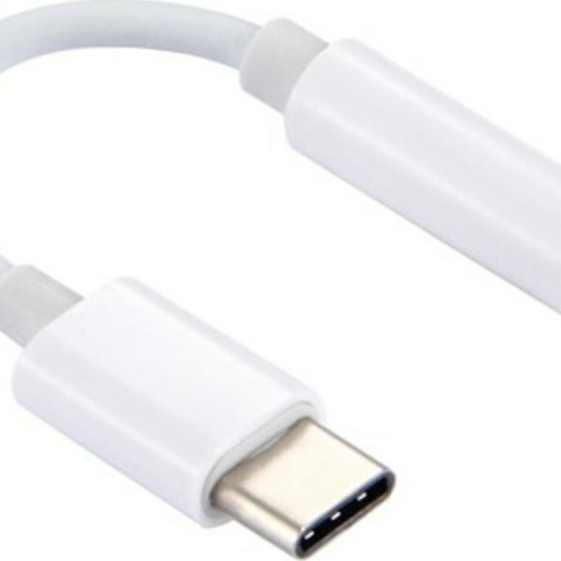 Μετατροπέας USB-C Male σε 3.5mm Female - Χρώμα: Άσπρο