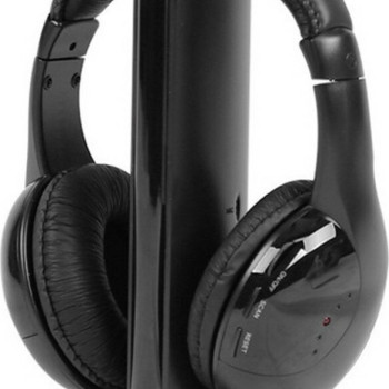 Andowl QY-2001 Ασύρματα Over Ear Ακουστικά Τηλεόρασης - Χρώμα: Μαύρο