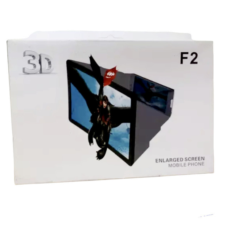 Μεγεθυντής Οθόνης Κινητού F2 - Χρώμα: Μαύρο