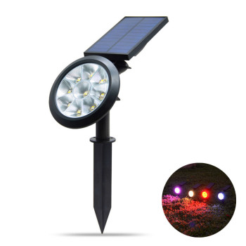 Καρφωτό Ηλιακό Φωτιστικό με Αισθητήρα Φωτός RGB K460-23038 - Χρώμα: Μαύρο