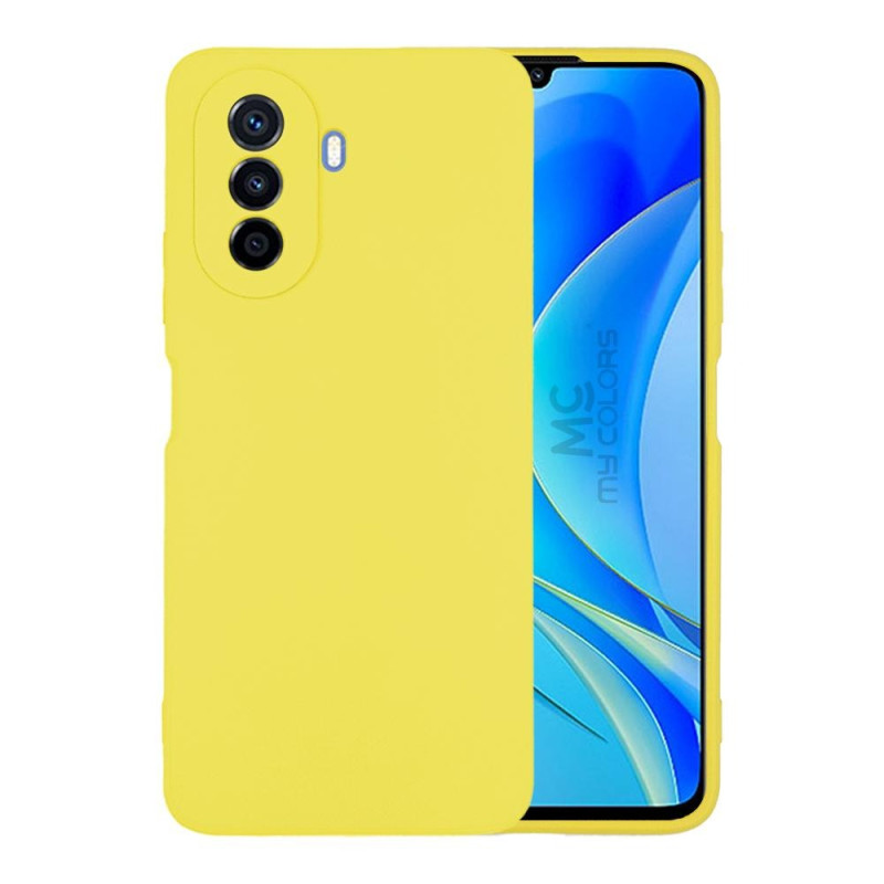 Θήκη Πλάτης Σιλικόνης Soft για Huawei Nova Y70 - Χρώμα: Κίτρινο
