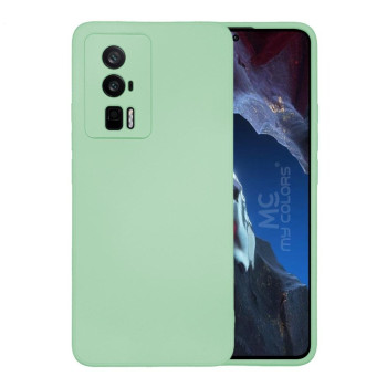 Θήκη Πλάτης Σιλικόνης Soft για Xiaomi Poco F5 Pro - Χρώμα: Απαλό Πράσινο Θήκη Πλάτης Σιλικόνης Soft για Xiaomi Poco F5 Pro - Χρώμα: Απαλό Πράσινο