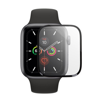Τζαμάκι Προστασίας Full Face Tempered Glass 9H για Apple Watch 40mm - Χρώμα: Μαύρο