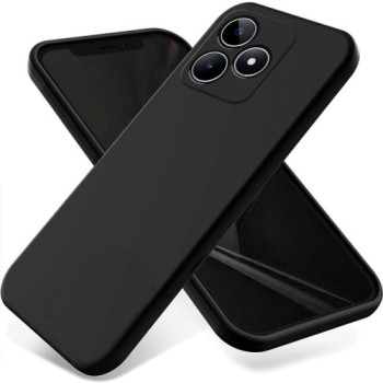 Θήκη Πλάτης Σιλικόνης Soft για Realme C51 - Χρώμα: Μαύρο