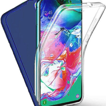 Θήκη Μπρος/Πίσω 360° για Xiaomi Redmi 5 Plus - Χρώμα: Σκούρο Μπλέ