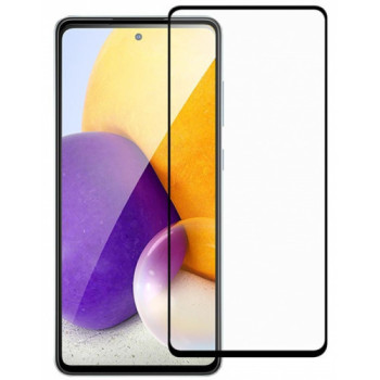 Full Cover Full Glue Tζαμάκι Προστασίας Οθόνης για Samsung Galaxy A05 - Χρώμα: Μαύρο