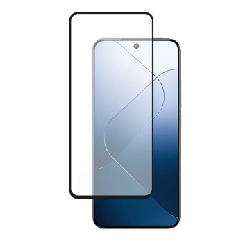 Full Cover Full Glue Tζαμάκι Προστασίας Οθόνης για Xiaomi 14 - Χρώμα: Μαύρο