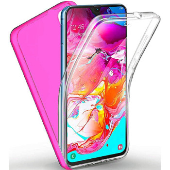 Θήκη Μπρος/Πίσω 360° για Huawei P Smart - Χρώμα: Φούξια Θήκη Μπρος/Πίσω 360° για Huawei P Smart - Χρώμα: Φούξια