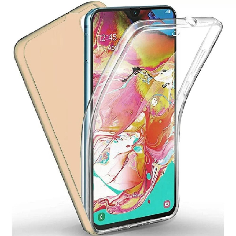 Θήκη Μπρος/Πίσω 360° για Samsung Galaxy J5 2017 - Χρώμα: Χρυσό