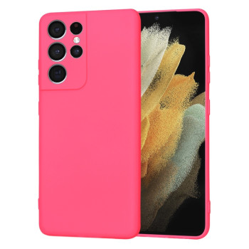 Θήκη Πλάτης Σιλικόνης Soft για Samsung Galaxy S21 Ultra - Χρώμα: Φούξια Θήκη Πλάτης Σιλικόνης Soft για Samsung Galaxy S21 Ultra - Χρώμα: Φούξια