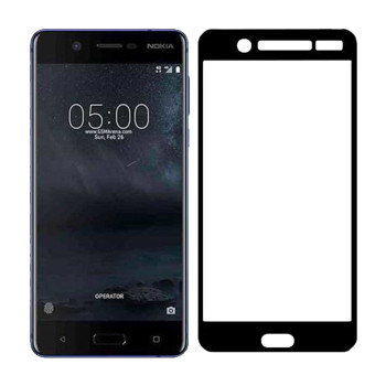 Full Cover Full Glue Τζαμάκι Προστασίας Οθόνης για Nokia 5 - Χρώμα: Μαύρο Full Cover Full Glue Τζαμάκι Προστασίας Οθόνης για Nokia 5 - Χρώμα: Μαύρο