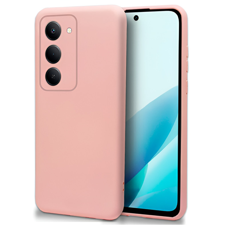 Θήκη Πλάτης Σιλικόνης Απλή για Xiaomi Redmi 15 4G - Χρώμα: Ροζ