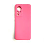 Θήκη Πλάτης Σιλικόνης Απλή για Xiaomi Mi 12 - Χρώμα: Φούξια