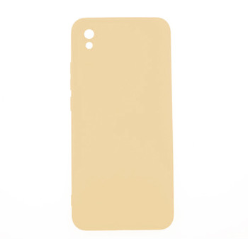 Θήκη Πλάτης Σιλικόνης Απλό με Προστασία Κάμερας για Xiaomi Redmi 9A/9AT - Χρώμα: Μπεζ Θήκη Πλάτης Σιλικόνης Απλό με Προστασία Κάμερας για Xiaomi Redmi 9A/9AT - Χρώμα: Μπεζ
