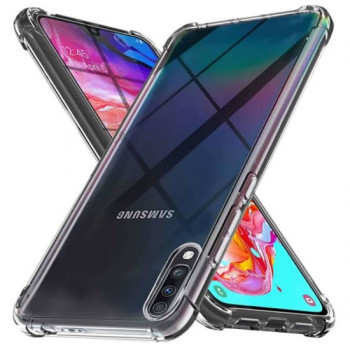 Θήκη Πλάτης Σιλικόνης Anti Shock για Samsung A705F Galaxy A70/A707F A70s - Χρώμα: Διάφανο Θήκη Πλάτης Σιλικόνης Anti Shock για Samsung A705F Galaxy A70/A707F A70s - Χρώμα: Διάφανο