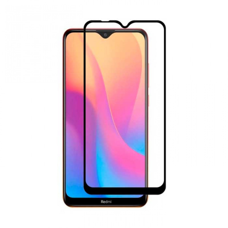 Full Cover Full Glue Tζαμάκι Προστασίας Οθόνης για Xiaomi Redmi 8/8A - Χρώμα: Μαύρο Full Cover Full Glue Tζαμάκι Προστασίας Οθόνης για Xiaomi Redmi 8/8A - Χρώμα: Μαύρο