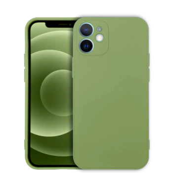 Θήκη Πλάτης Σιλικόνης Soft για Apple iPhone 12 - Χρώμα: Πράσινο Απαλό Θήκη Πλάτης Σιλικόνης Soft για Apple iPhone 12 - Χρώμα: Πράσινο Απαλό