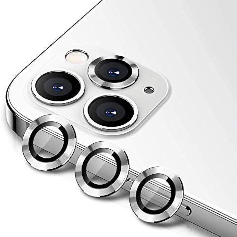 Full Glue Tζαμάκι Προστασίας Πίσω Κάμερας με Μεταλλικό Πλαίσιο για Apple iPhone 11 Pro/11 Pro Max/12 Pro - Χρώμα: Ασημί Full Glue Tζαμάκι Προστασίας Πίσω Κάμερας με Μεταλλικό Πλαίσιο για Apple iPhone 11 Pro/11 Pro Max/12 Pro - Χρώμα: Ασημί