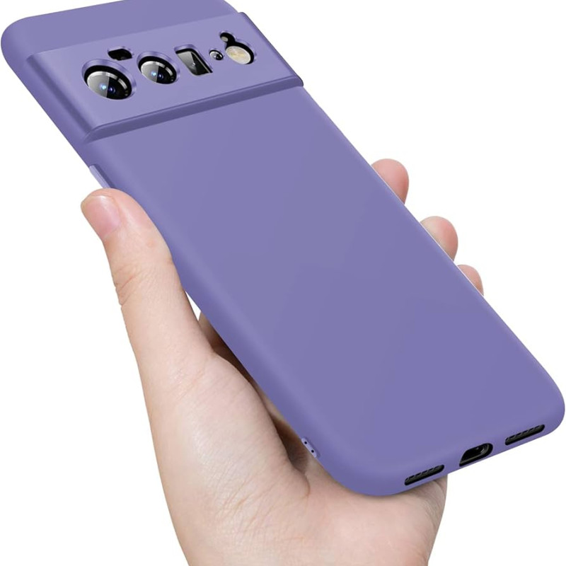 Θήκη Πλάτης Σιλικόνης Soft για Google Pixel 6 Pro - Χρώμα: Λιλά