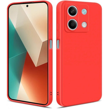 Θήκη Πλάτης Σιλικόνης Soft για Samsung Galaxy Redmi Note 13 4G - Χρώμα: Κόκκινο Θήκη Πλάτης Σιλικόνης Soft για Samsung Galaxy Redmi Note 13 4G - Χρώμα: Κόκκινο