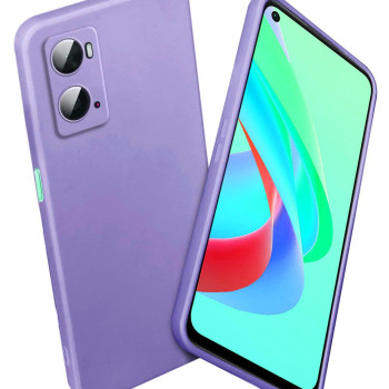 Θήκη Πλάτης Σιλικόνης Soft για Oppo A76 - Χρώμα: Λιλά