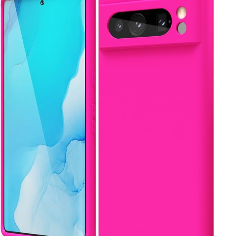 Θήκη Πλάτης Σιλικόνης Soft για Google Pixel 8 Pro - Χρώμα: Φούξια
