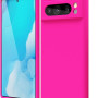 Θήκη Πλάτης Σιλικόνης Soft για Google Pixel 8 Pro - Χρώμα: Φούξια