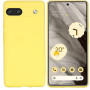 Θήκη Πλάτης Σιλικόνης Soft για Google Pixel 7A - Χρώμα: Κίτρινο