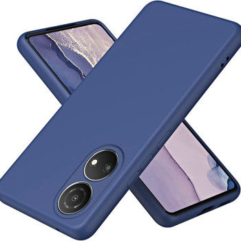 Θήκη Πλάτης Σιλικόνης Soft για Honor X7 - Χρώμα: Σκούρο Μπλέ